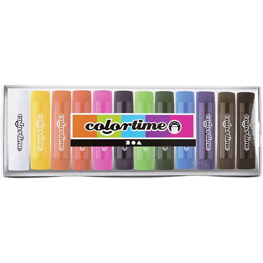 Creativ Company Soft Color Stick Calk Color, 12st.