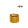 Idées 4 saisons pot de fleur pouf fauteuil moutarde ø8,4xh9cm