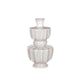 Idées 4 saisons vase bellagio crème ø11xh20cm