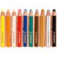 Crayons de couleur Stabilo Woody 3in1 - 10 couleurs