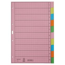 Onglets leitz 4340 10 onglets assortis