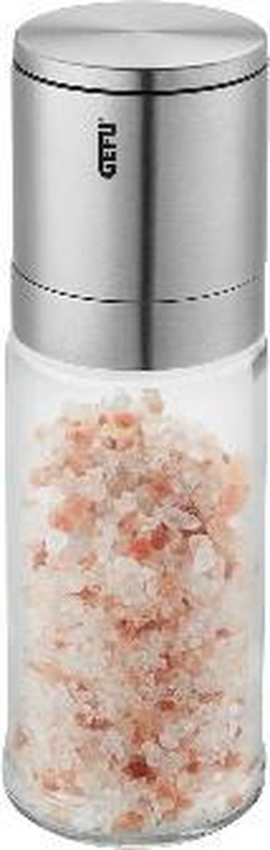 Moulin à sel et poivre Gefu lamola 16,6 cm – broyeur en céramique – verre inox