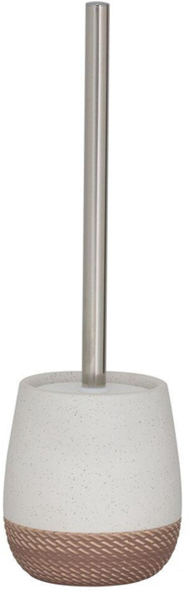 Brosse WC tressée Sealskin avec support autoportante - sable