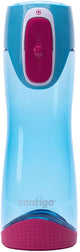 Gourde Contigo Swish Autoseal pour enfants, gourde sans substances nocives BPA, 100 % étanche, passe au lave-vaisselle, idéale pour la garderie, la maternelle, l'école et le sport, 500 ml | bleu ciel