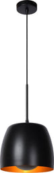 Lucide nolan - lampe suspendue - ø 24 cm - 1xe27 - noir
