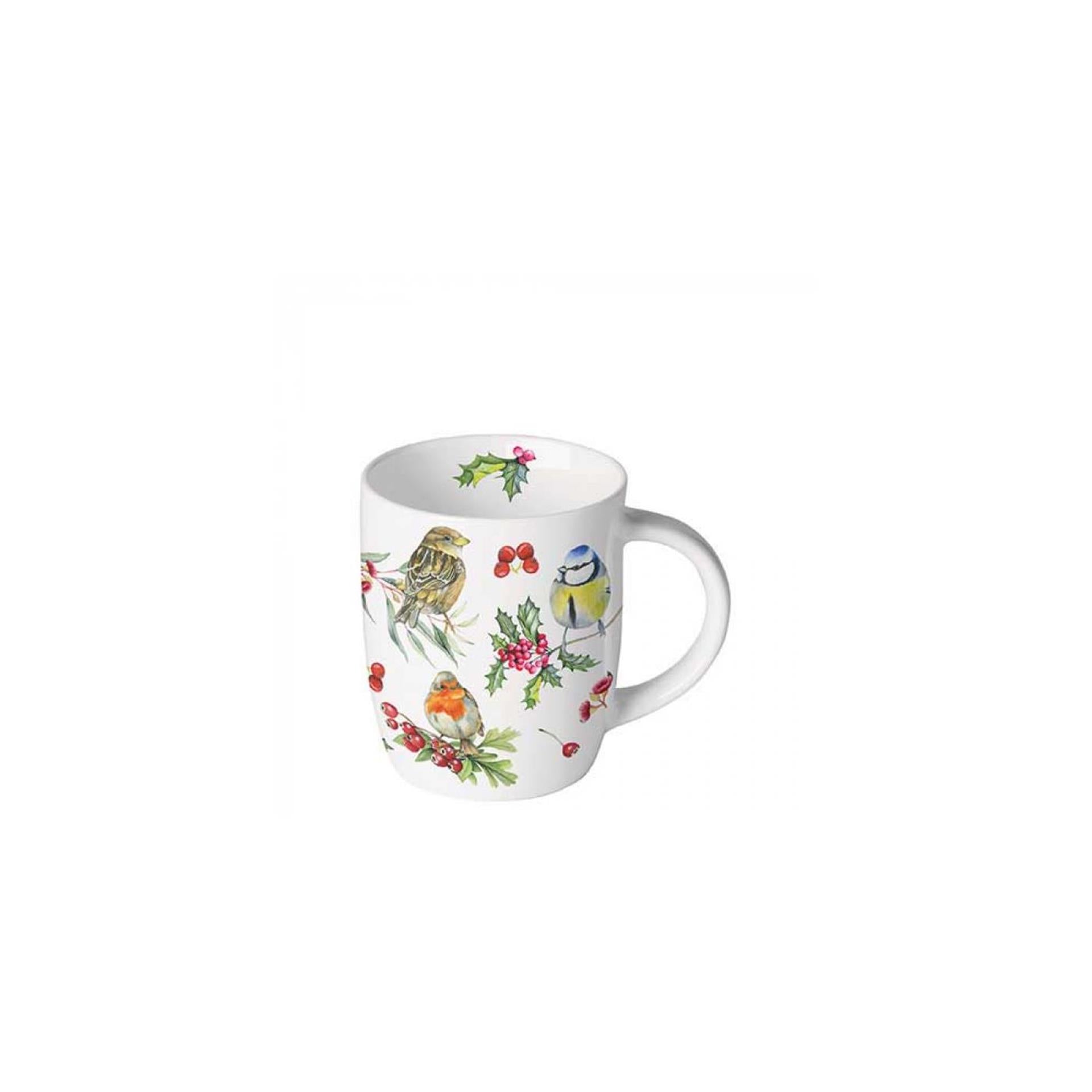Mug Ambiente oiseaux en hiver 200ml