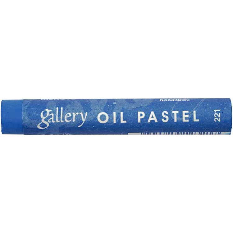 Mungyo Gallery pastel à l'huile premium, l: 7 cm, épaisseur 11 mm, bleu cobalt (221), 6 pièces 1 boîte