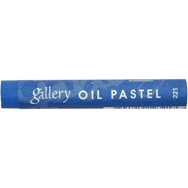 Mungyo Gallery pastel à l'huile premium, l: 7 cm, épaisseur 11 mm, bleu cobalt (221), 6 pièces 1 boîte