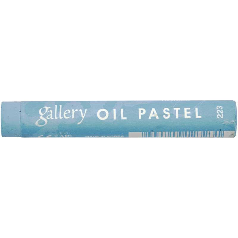Mungyo gallery pastel à l'huile premium, l: 7 cm, épaisseur 11 mm, bleu turquoise (223), 6 pièces 1 boîte