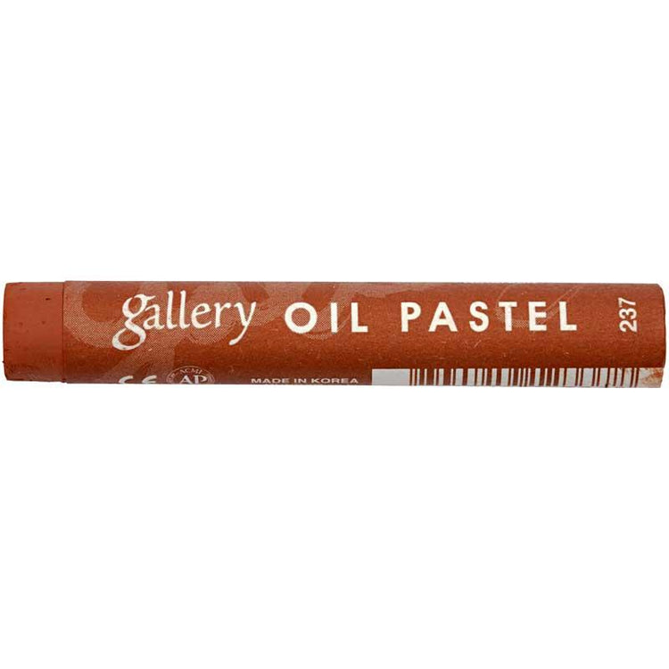 Mungyo Gallery pastel à l'huile premium, l: 7 cm, épaisseur 11 mm, brun rouge (237), 6 pièces 1 boîte