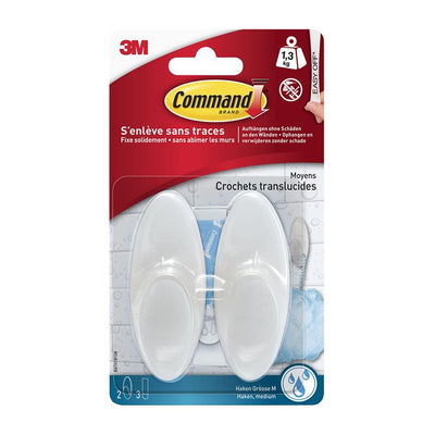 3m 1060677 - crochet étanche command waterb.str. m 2hk + 3s pk | 12 pièces