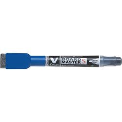 Marqueur v-board master Eraser Pilot extra fin bleu
