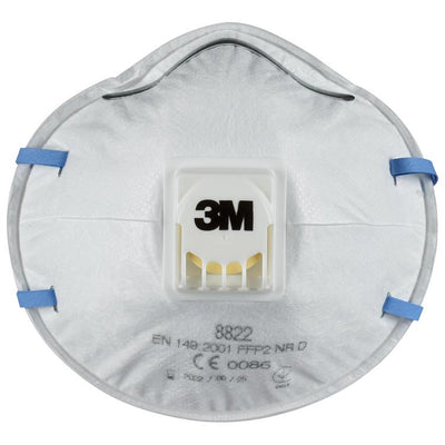 3m 1062202 - gant de masque le plus fin 8822pro5, ffp2, valve, 5 hp | 2 pièces