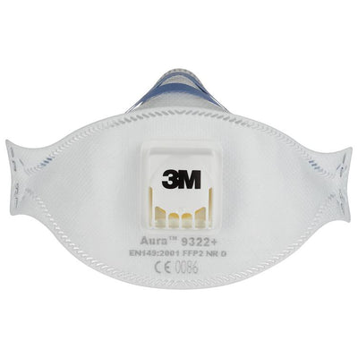 3m 1062200 - gant de masque aura le plus fin 9332pro5, valve ffp2, 5 hp | 1 pièce