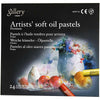 Mungyo gallery pastel à l'huile premium, l: 7 cm, épaisseur 10 mm, différentes couleurs, 24 pièces 1 boîte