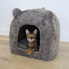 40 winks panier de chat iglo en peluche bruin