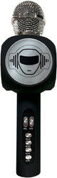 Microphone karaoké Bluetooth® Lexibook iparty avec fonction haut-parleur, éclairage et changeur de voix