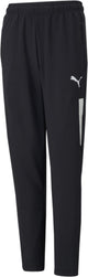 Puma teamliga training pants pro jr pantalon de sport unisexe - noir- blanc