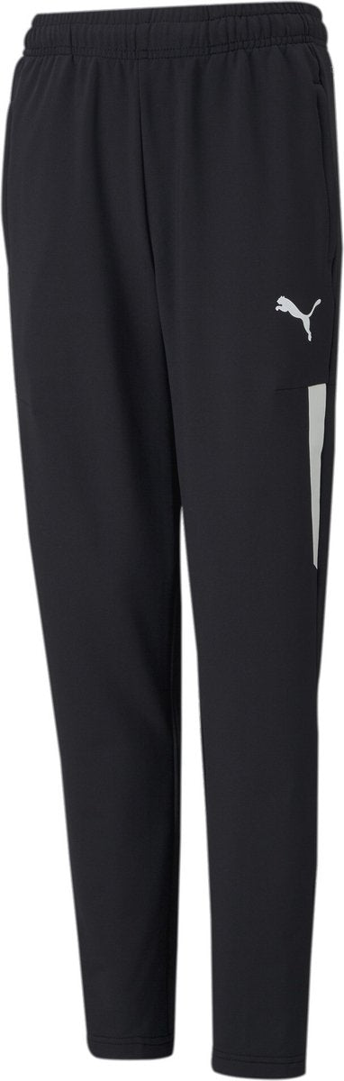 Puma teamliga training pants pro jr pantalon de sport unisexe - noir- blanc