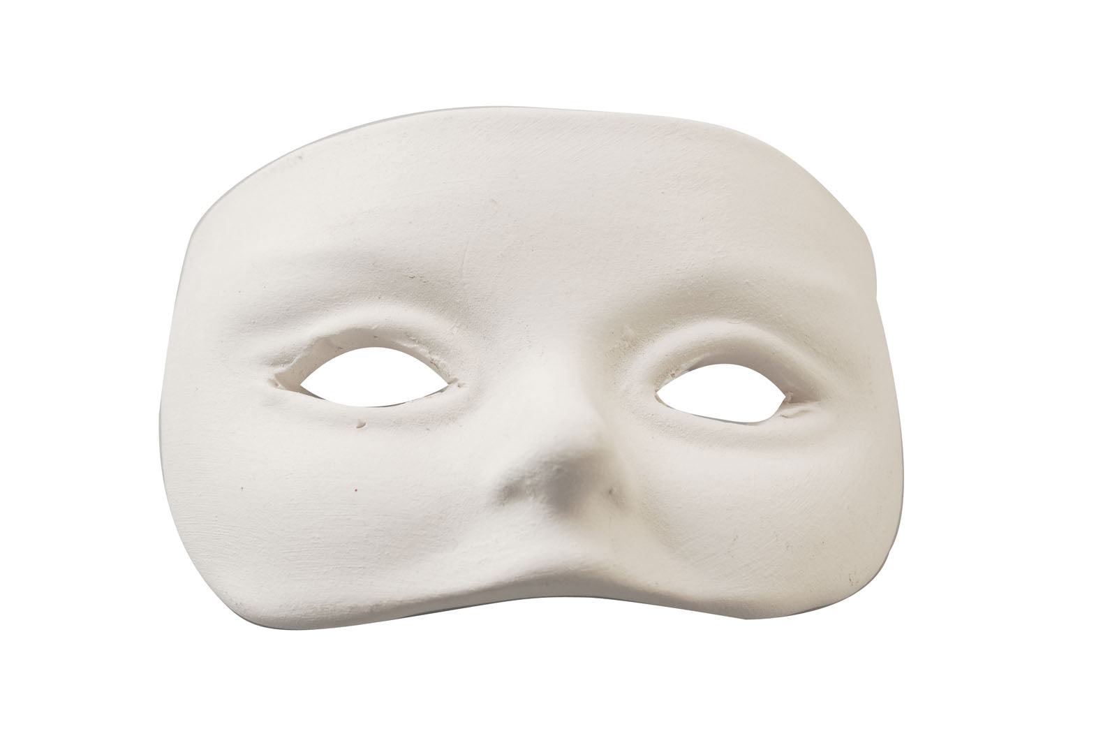 Powertex • masque vénitien plâtre clair 7x4.5x3cm