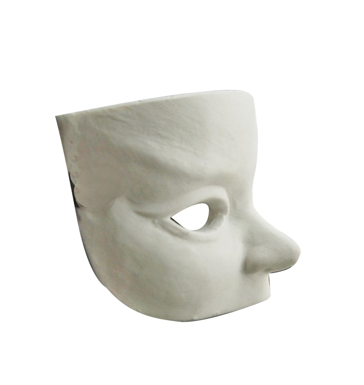 Powertex • masque vénitien plâtre clair 7x4.5x3cm