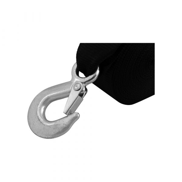 Sangle de treuil bourgeon de 45 mm. longueur 9,5 mètres.