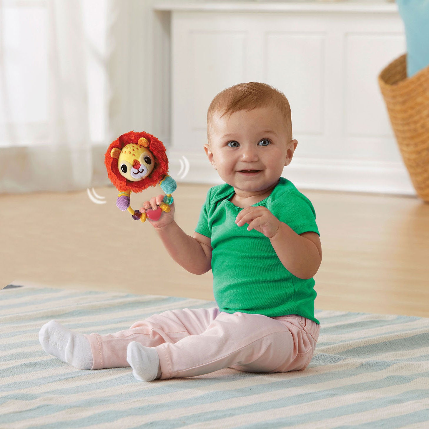 Vtech Rattle Animal Friends Lion 191 cm Red en peluche