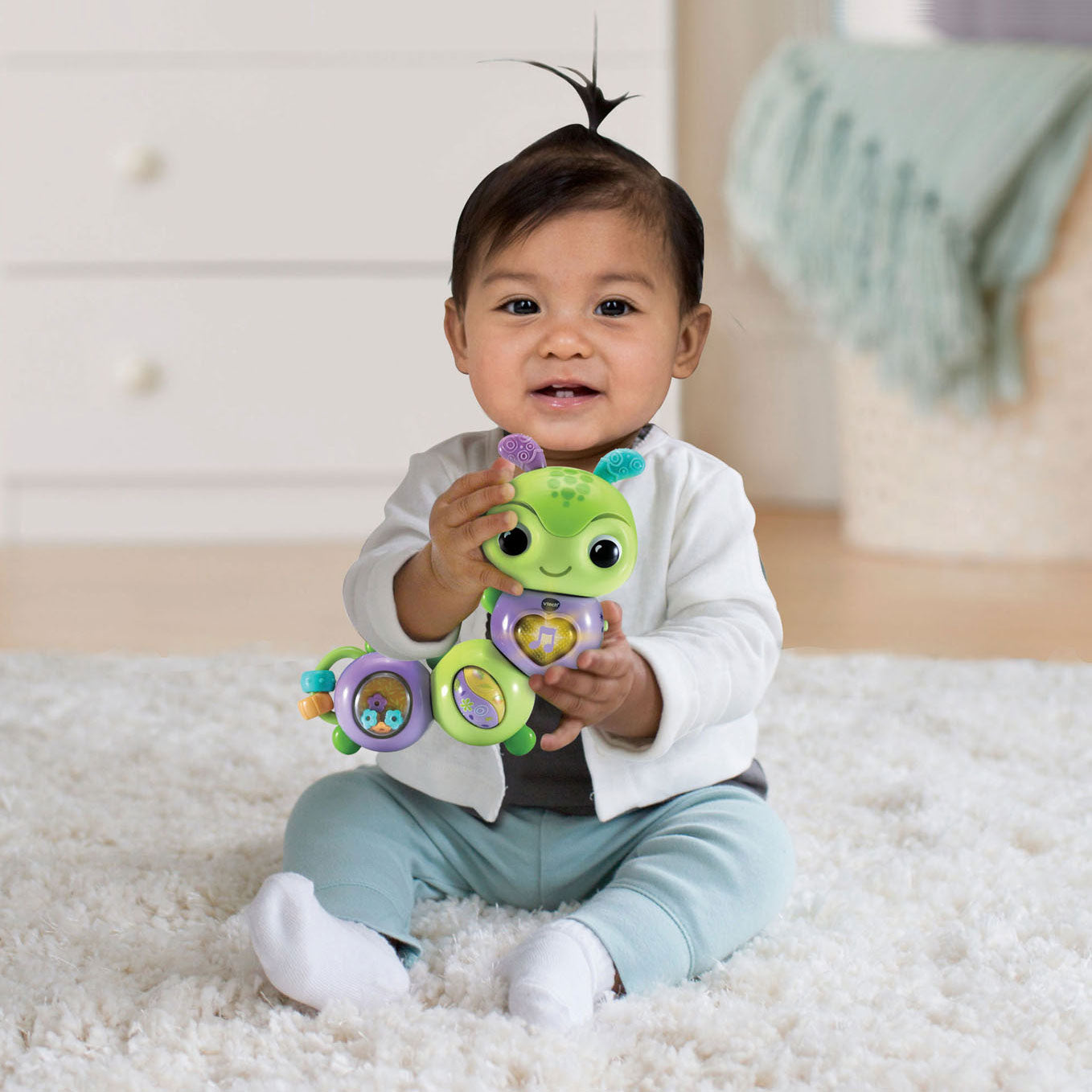 Vtech Turn et Wiebel Caterpillar avec lumière et son