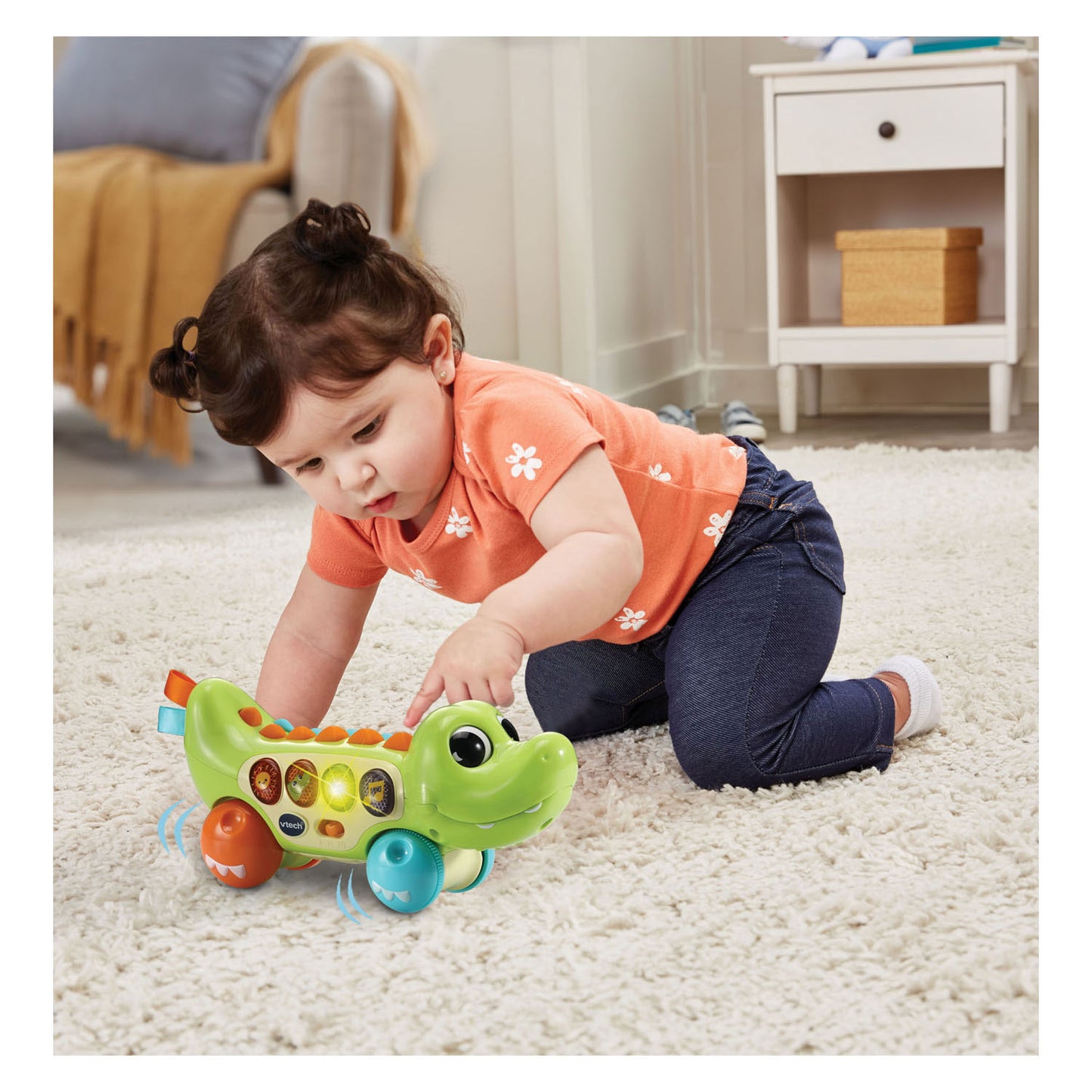 Rouleau Vtech et crocodile dol