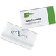 Badge durable 8006-19 plastique transparent 60 x 30 mm