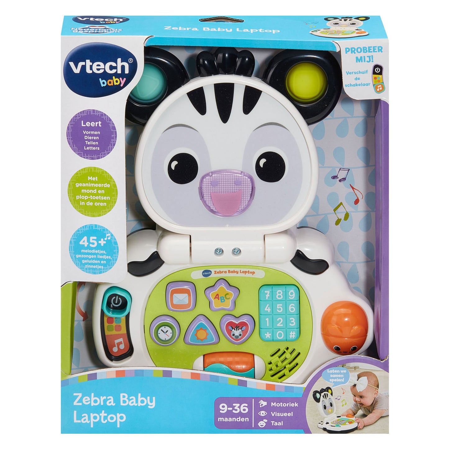 Vtech Activités Bébé zébré ordinateur portable