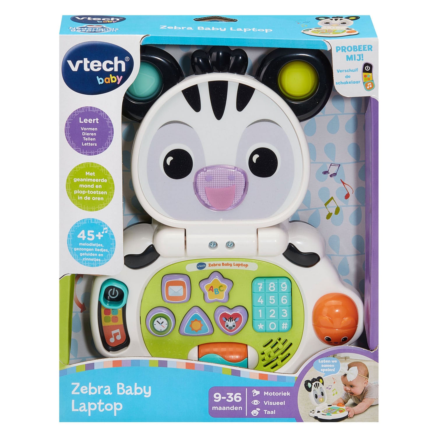 Vtech Activités Bébé zébré ordinateur portable