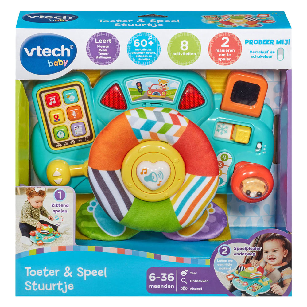 Klaxon Vtech et volant de jeu
