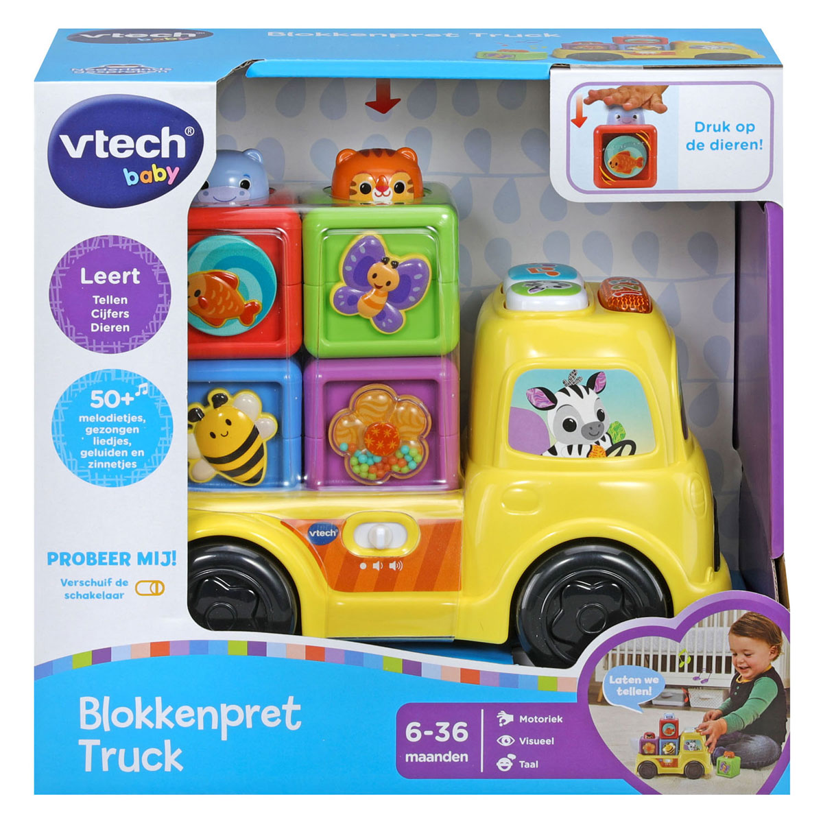 Vtech baby block camion amusant avec 50 mélodies