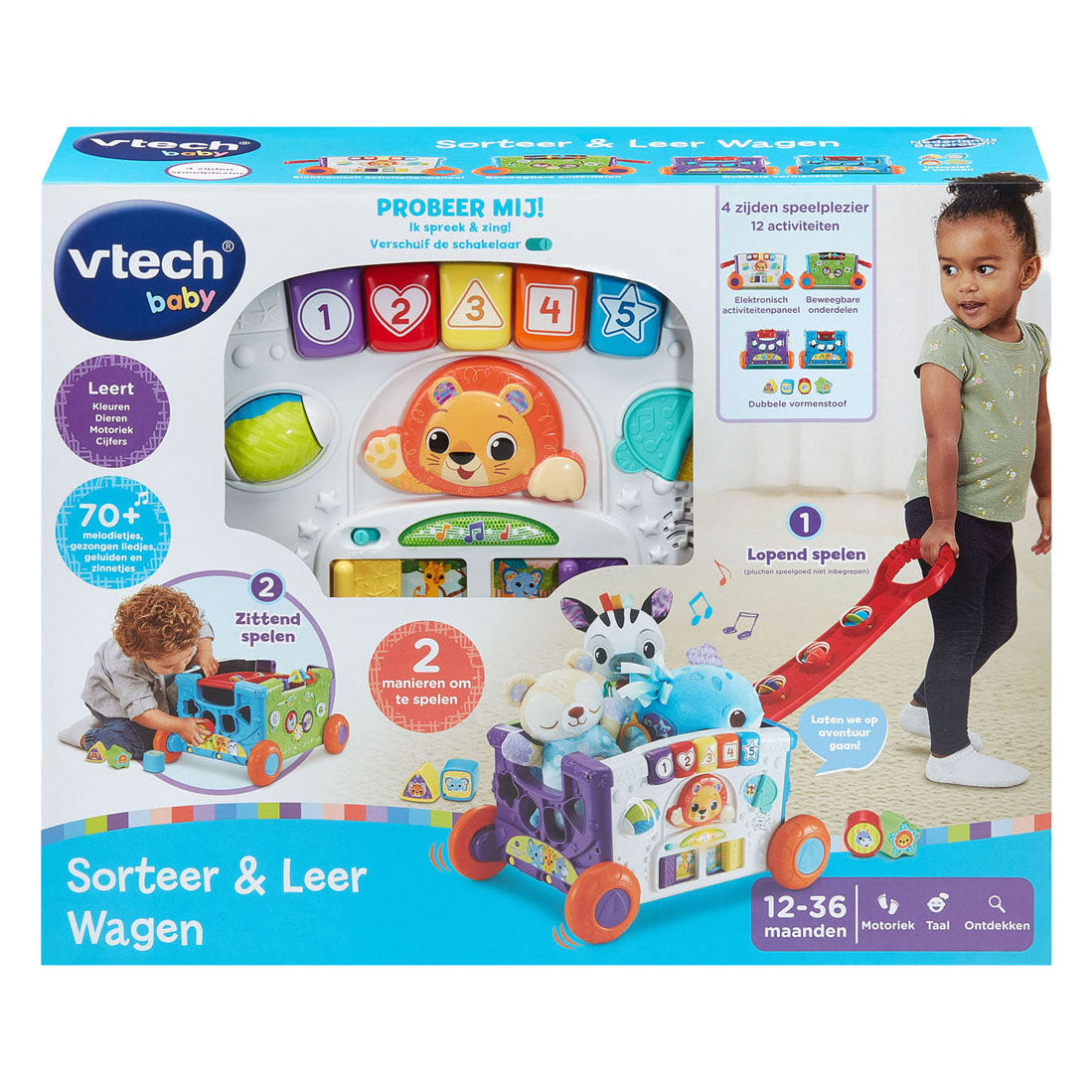 Vtech bébé trier et apprendre le chariot 2 façons de jouer