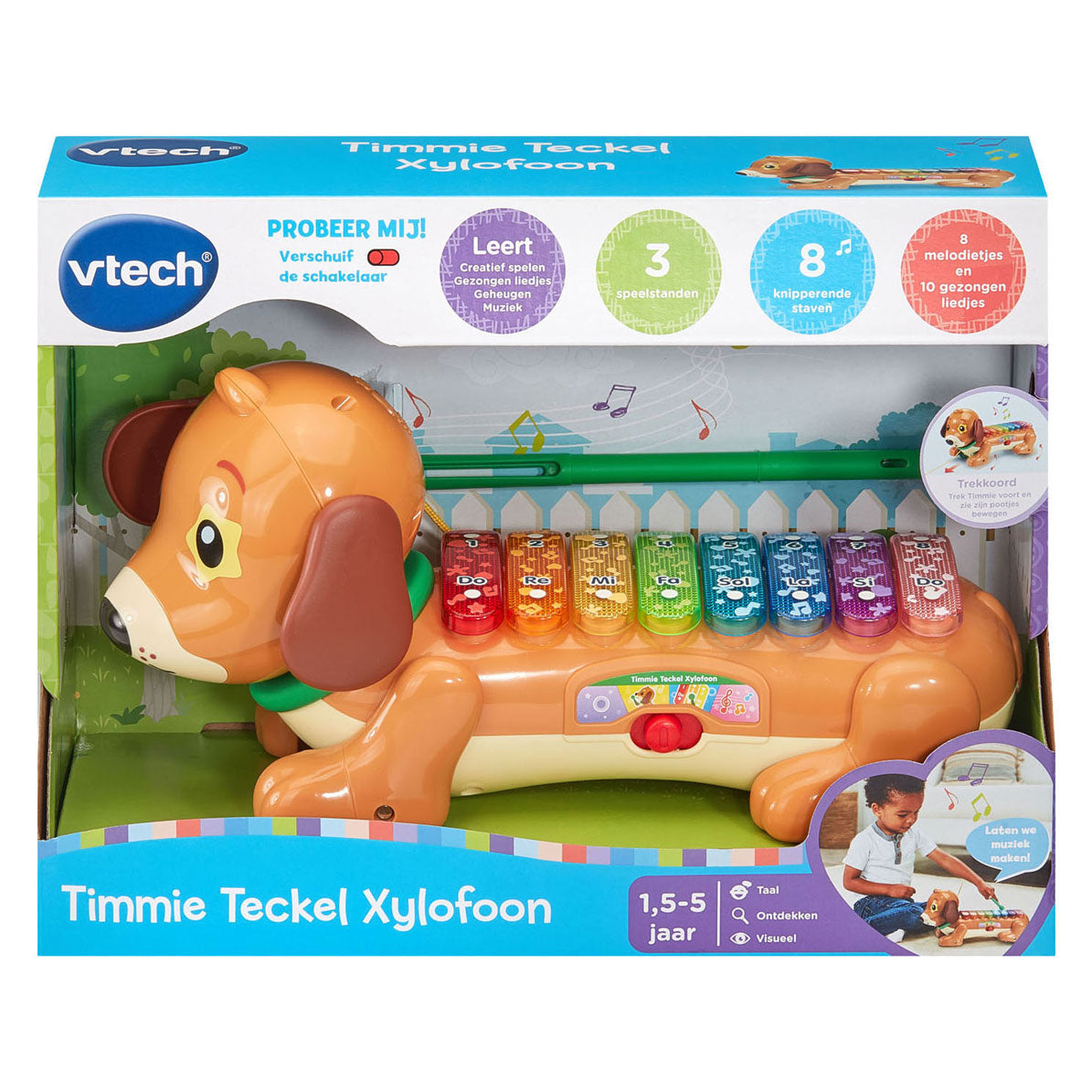 Vtech Timmie Deckel xylophone avec lumière et son