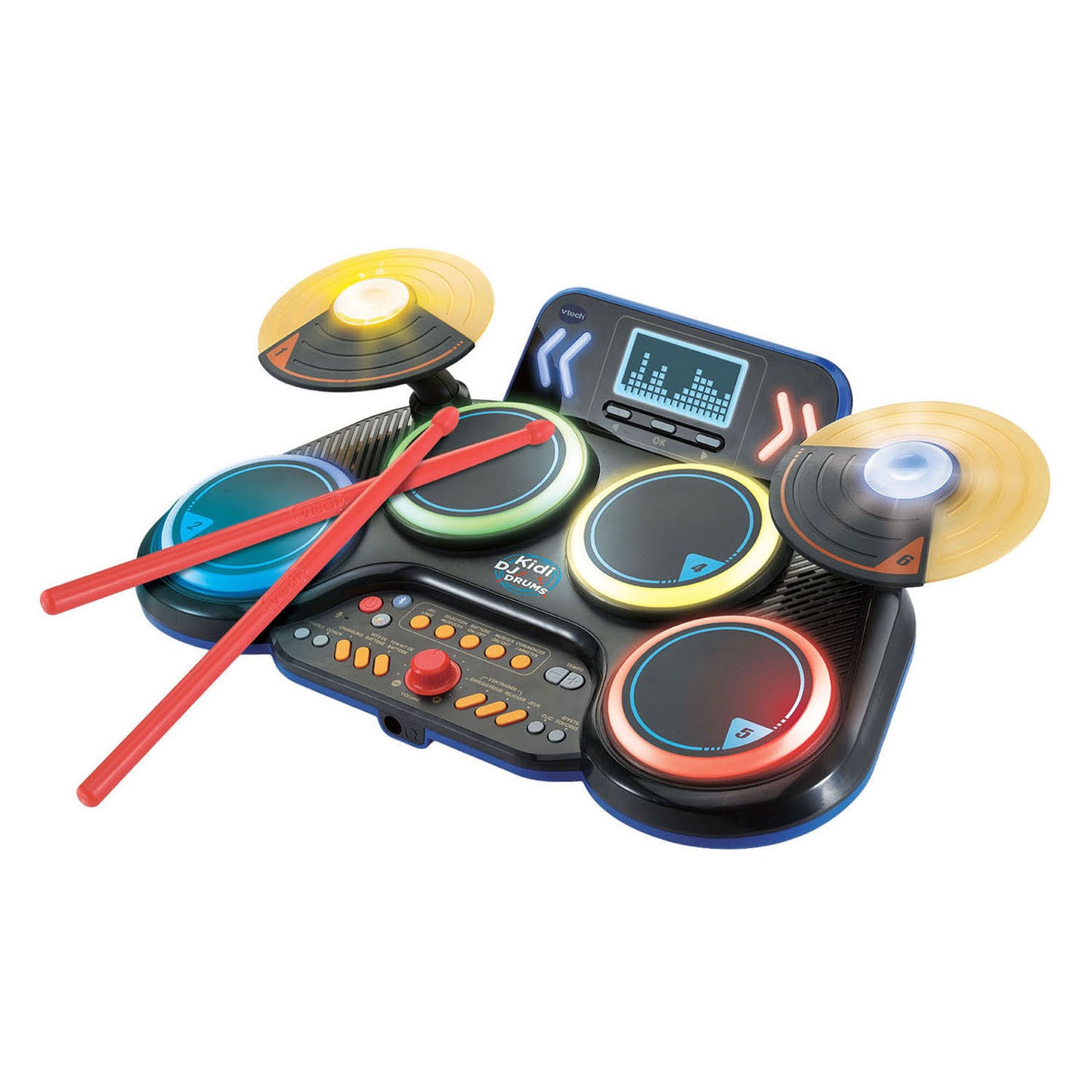 Vtech Kidi DJ Drums Kit de batterie 10 en 1