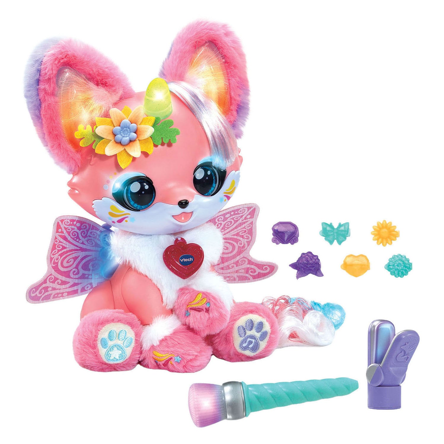 Vtech lili beauty magic color décorez votre peluche interactive