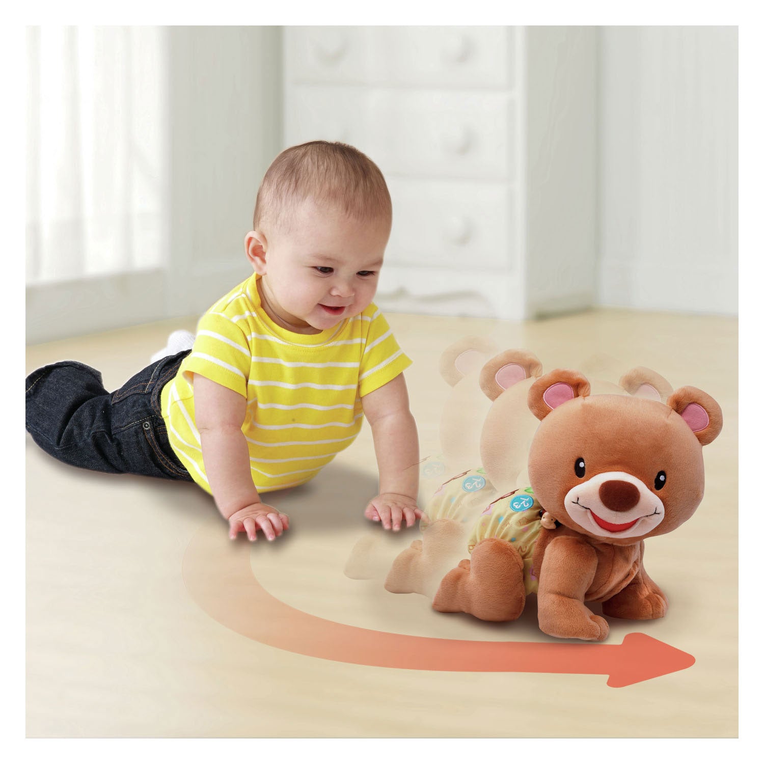 Vtech bébé ours rampant - 1,2,3 fr