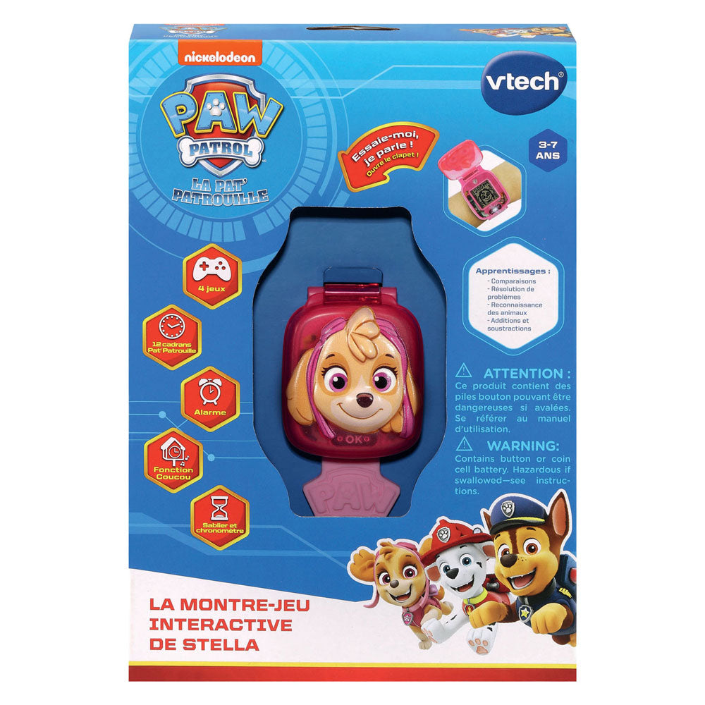 Montre Vtech Paw Patrol - Montre d'apprentissage Stella