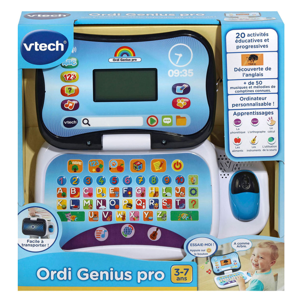 Ordinateur portable d'apprentissage de jeu Vtech