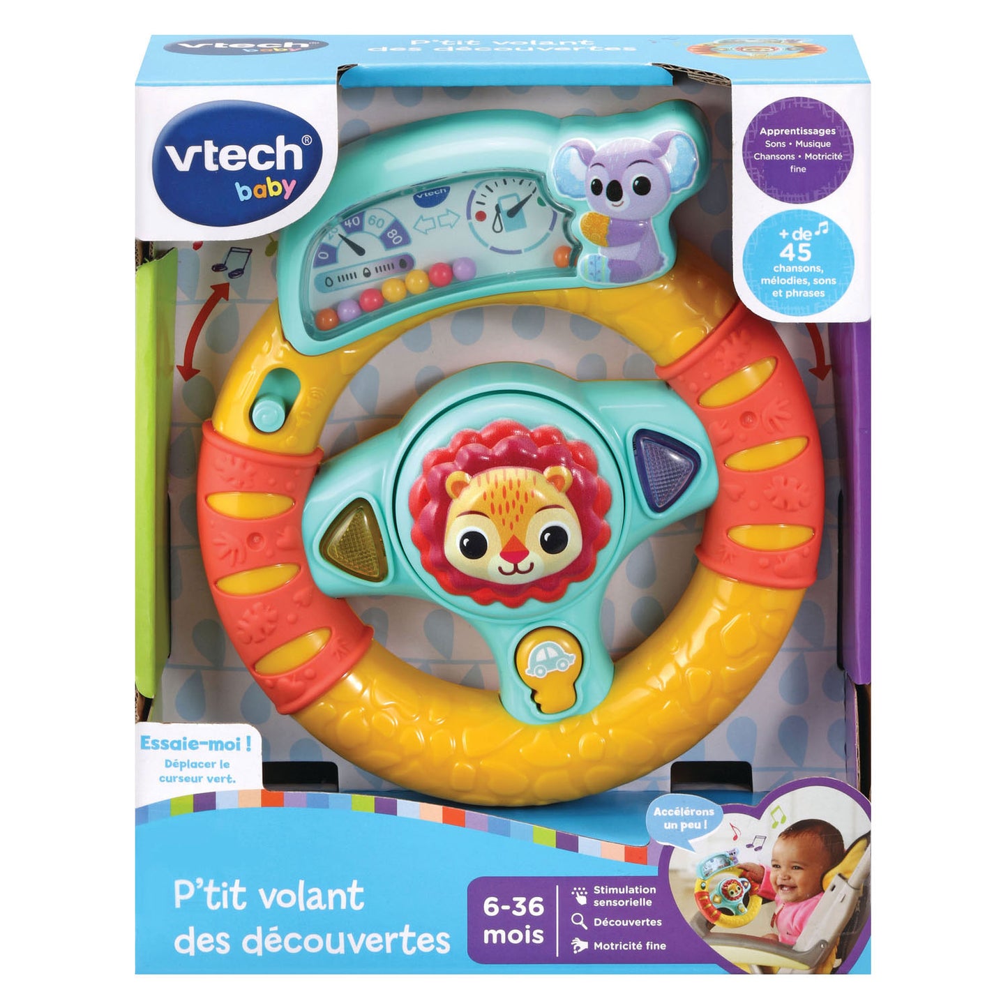 Vtech klaxon tourner le volant