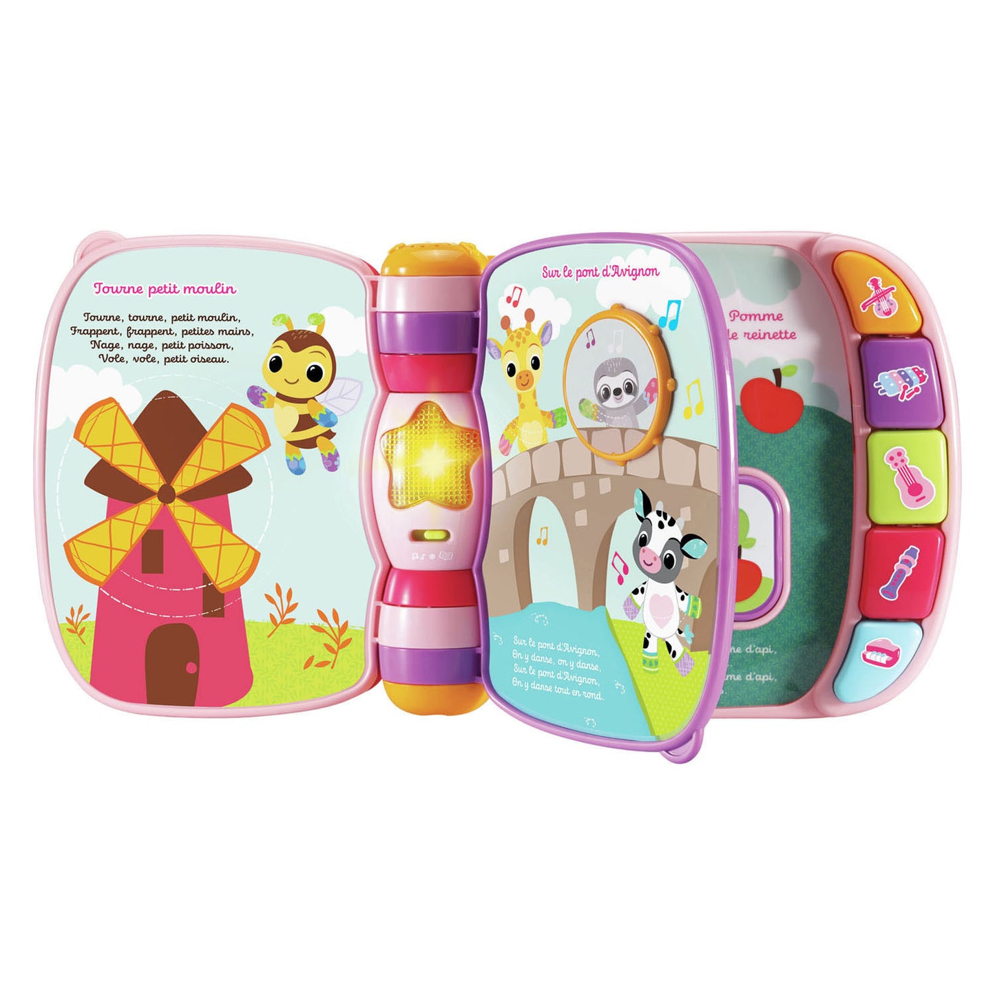 Vtech recueil de chansons des amis des animaux rose