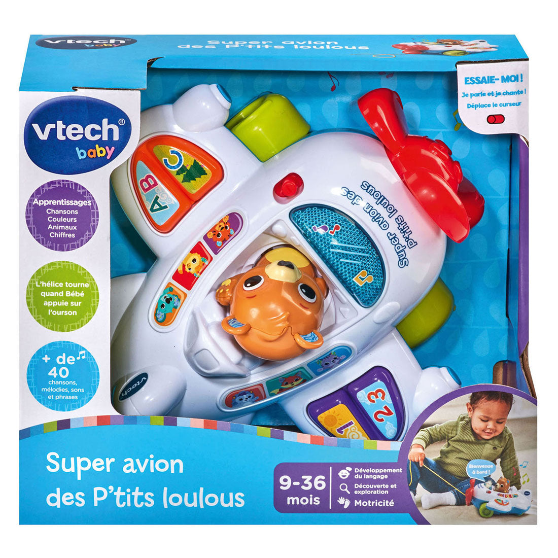 Vtech voyager et apprendre l'avion