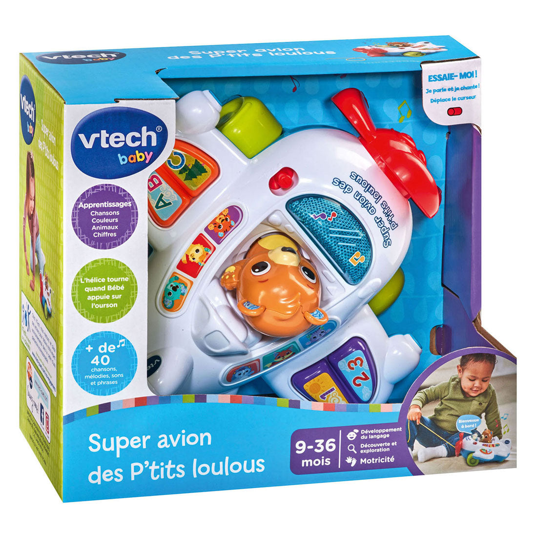 Vtech voyager et apprendre l'avion