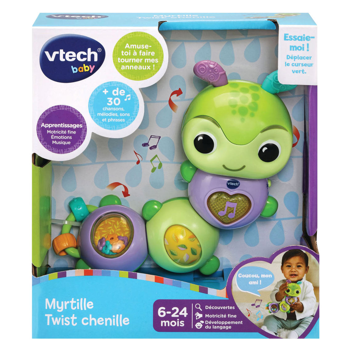 Vtech bébé tourne et remue la chenille