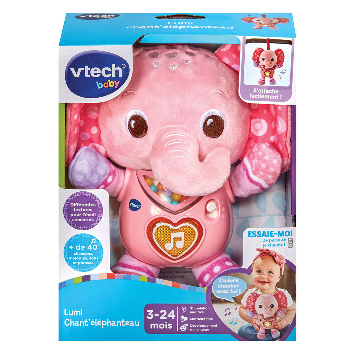 Éléphant Vtech avec son léger