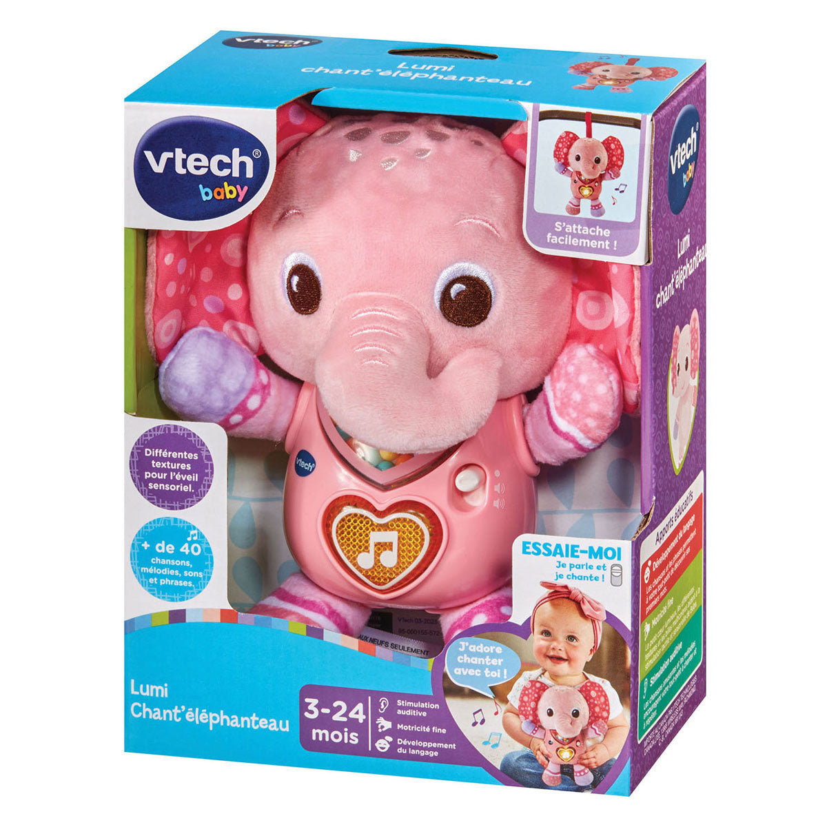 Éléphant Vtech avec son léger