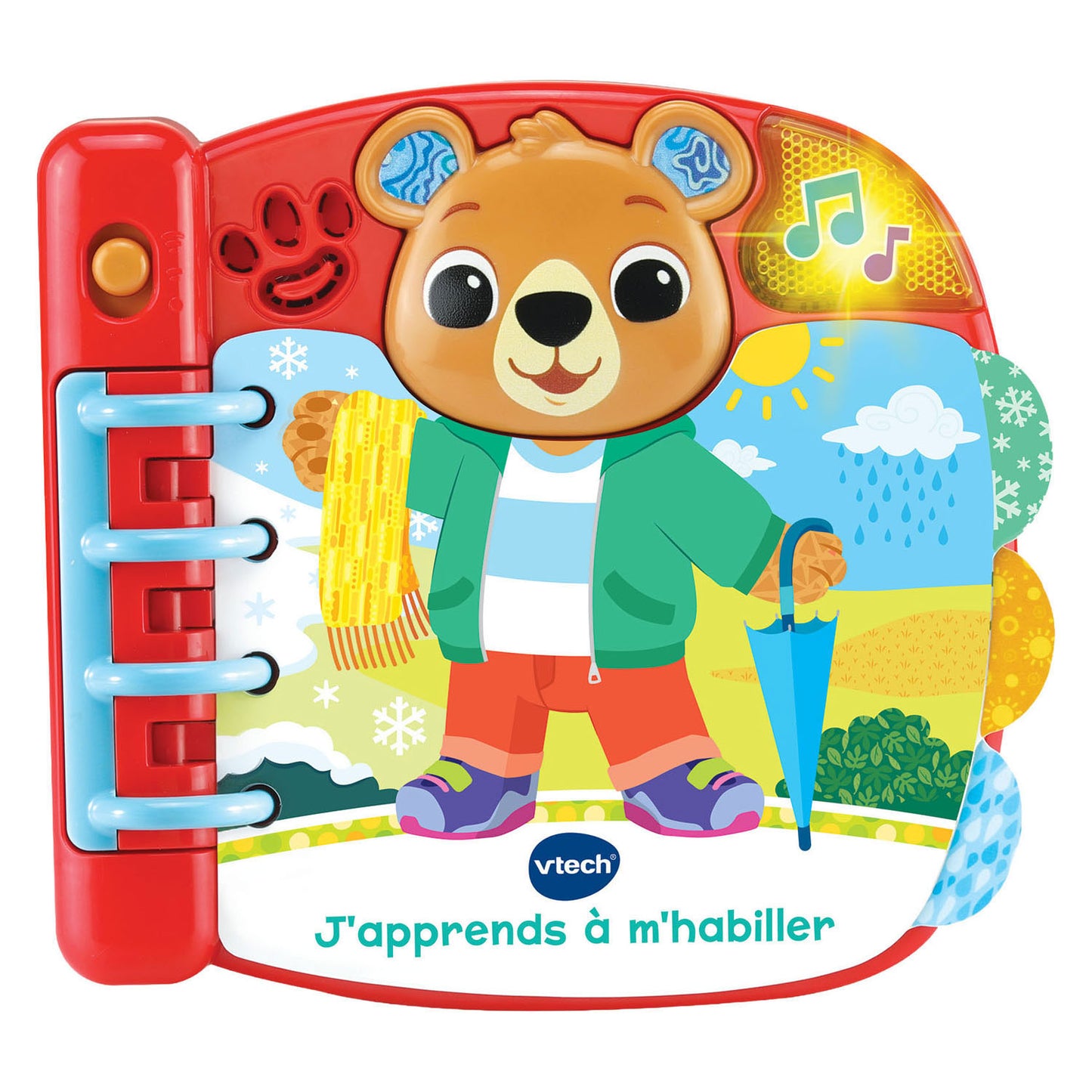 Vtech choisit des vêtements pour bébé avec un ours