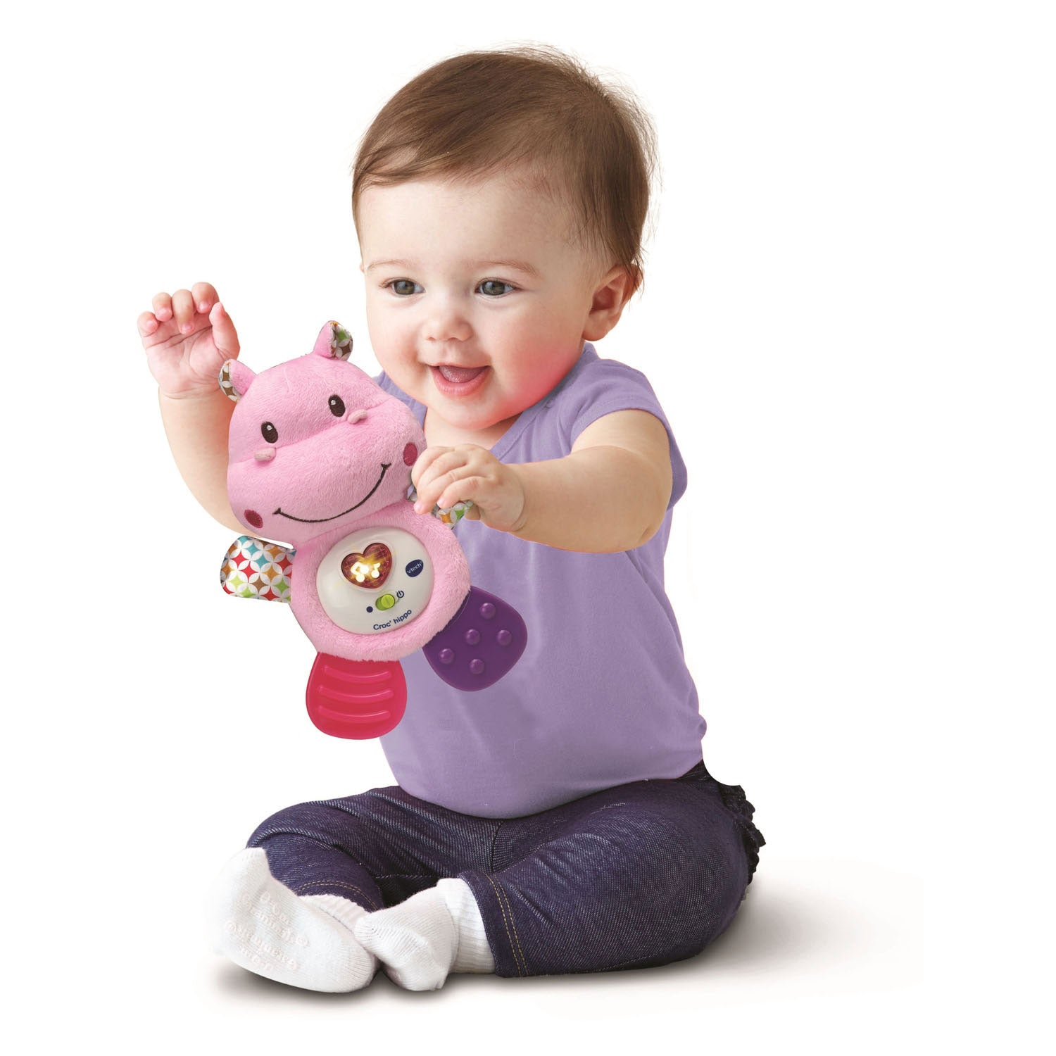 Vtech hochet bébé crocodile hippopotame